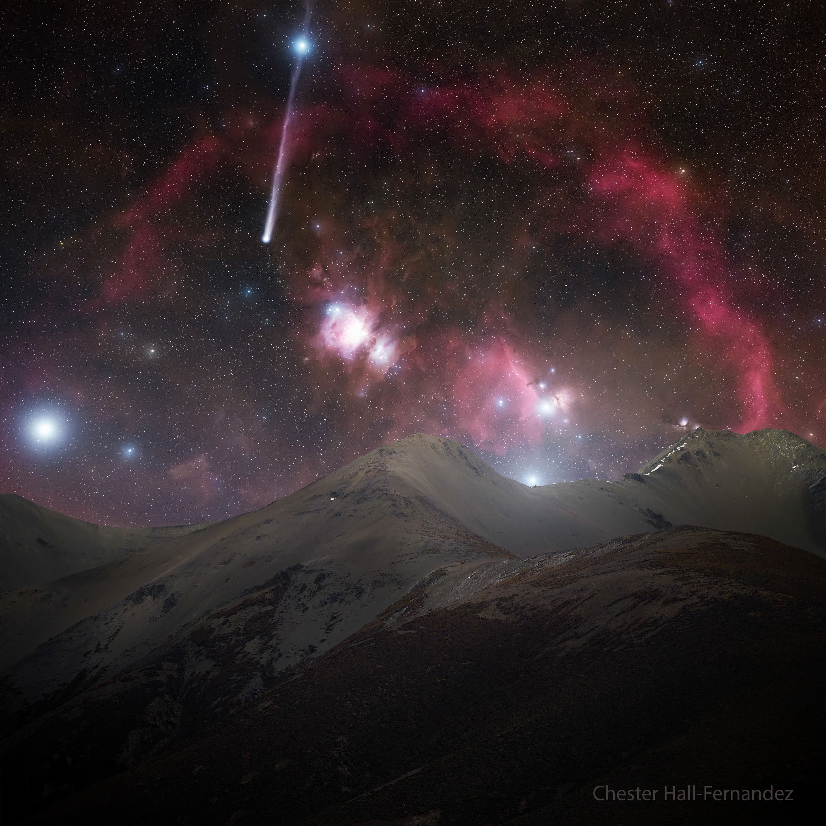 NASA obrázek dne: R3 PanSTARRS: Kometa v Orionu