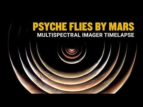NASA video dne: Psyche využívá gravitační manévr u Marsu