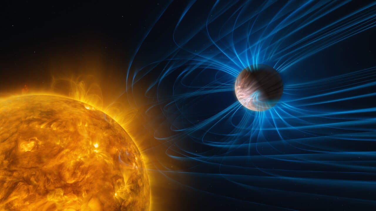 ESO tisková zpráva: Podivné větry odhalují dosud nejsilnější náznaky magnetické aktivity na exoplanetách