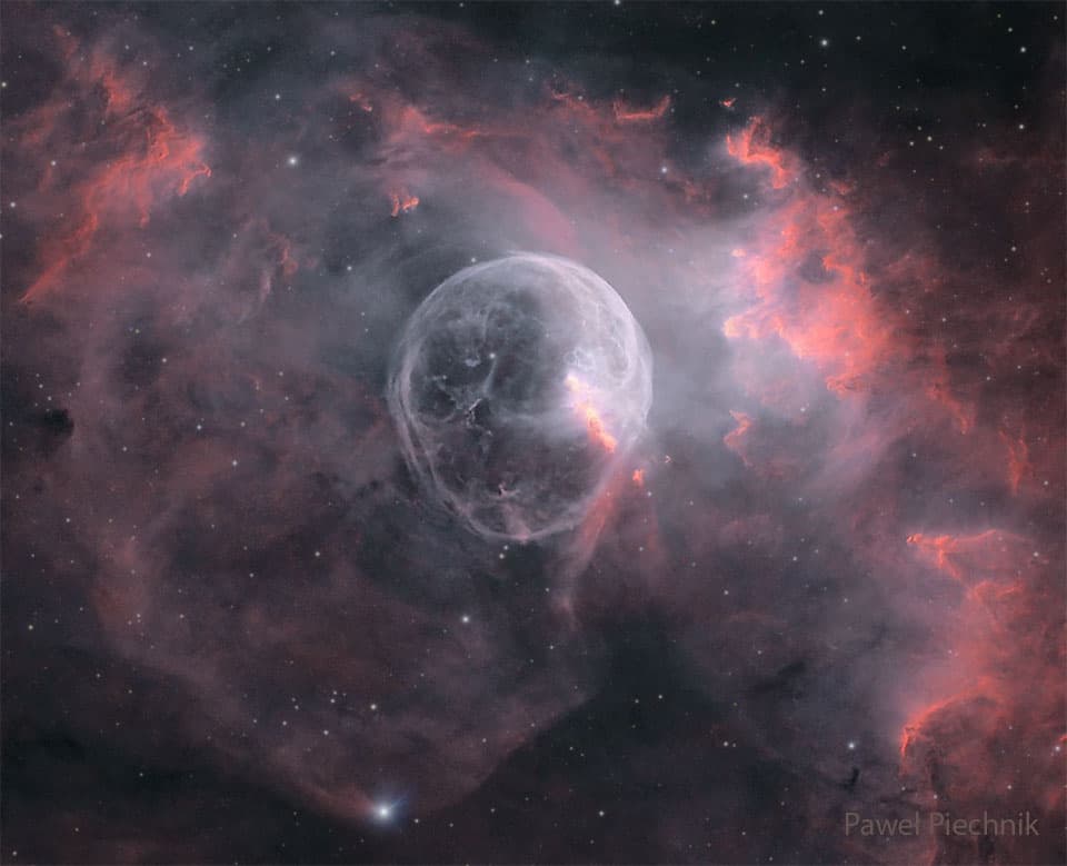 NASA obrázek dne: NGC 7635: Bublinová mlhovina